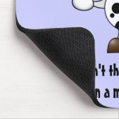 Tapis De Souris Drôle vache caricaturale Ne devrait pas y avoir de (Coin)