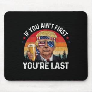 Tapis De Souris Drôle Vintage 4 juillet Donald Trump Qui Me Boit