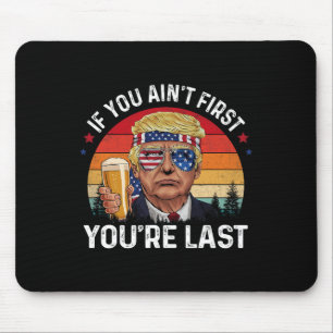 Tapis De Souris Drôle Vintage 4 juillet Donald Trump Qui Me Boit