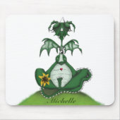 Tapis De Souris Drôle Yogi Dragon Peinture (Devant)