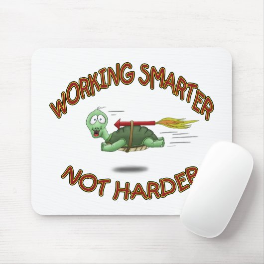 Tapis de souris drôles : Non plus dur plus futé de (Avec souris)