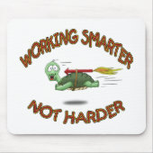 Tapis de souris drôles : Non plus dur plus futé de (Devant)