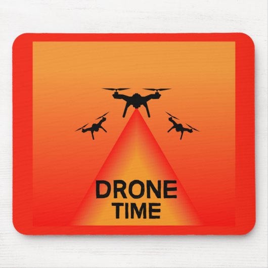 Tapis De Souris Drone Hobbyiste | Pilote de drone | Photographie | (Devant)