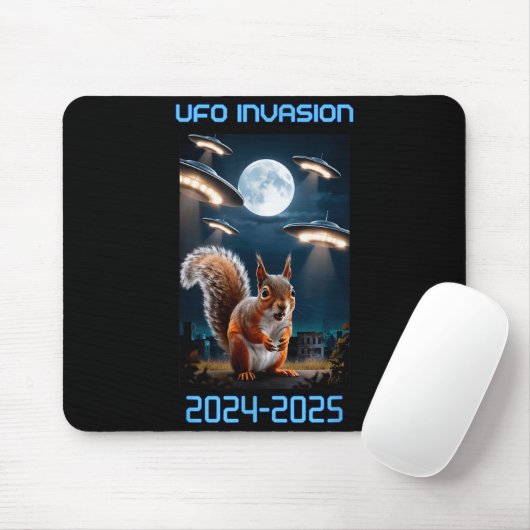 Tapis De Souris Drone Ufo Alien Invasion Uap New Jersey (Avec souris)