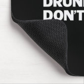 Tapis De Souris Drunk Texts Don't Count Funny Humor Drinking Lover (Coin)