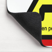 Tapis De Souris Drunken people crossing ⚠ Thai Sign ⚠ (Coin)