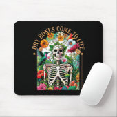 Tapis De Souris Dry Bones Come Alive Funny Skeleton Floral Christi (Avec souris)