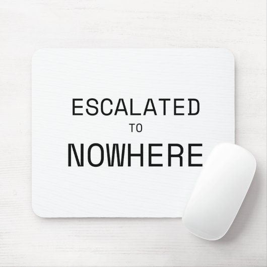 Tapis de souris du bureau typographique Escalated  (Avec souris)