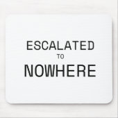Tapis de souris du bureau typographique Escalated  (Devant)