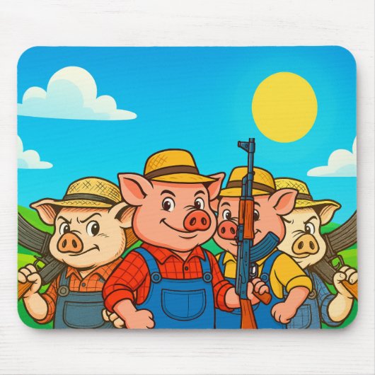 Tapis de souris du Comité d'élevage de porcs Pax B (Devant)