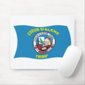 Tapis de souris du drapeau de Coeur d'Alene (Avec souris)
