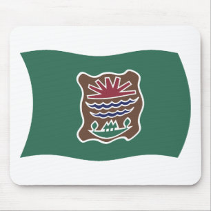 Tapis de souris du drapeau de la tribu Abenaki