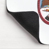 Tapis de souris du drapeau de la tribu Ute (Coin)