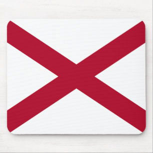 Tapis de souris du drapeau de l'Alabama