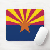 Tapis de souris du drapeau de l'Arizona (Avec souris)