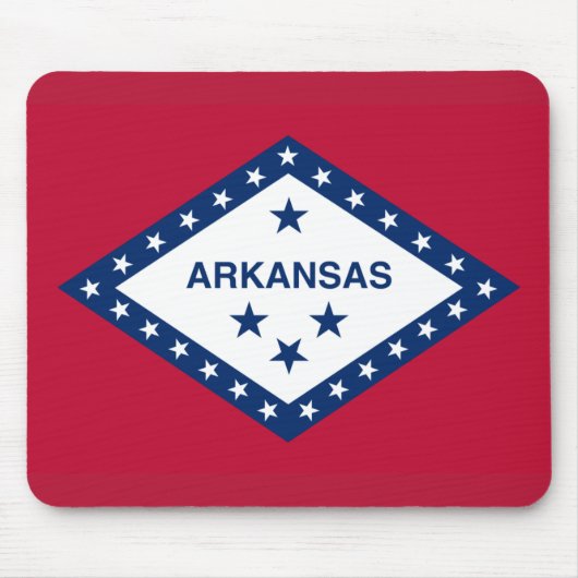 Tapis de souris du drapeau de l'Arkansas (Devant)
