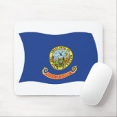 Tapis de souris du drapeau de l'Idaho (Avec souris)