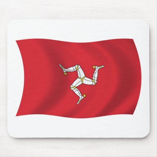 Tapis de souris du drapeau de l'île de Man (Devant)