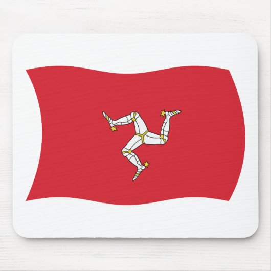 Tapis de souris du drapeau de l'île de Man (Devant)