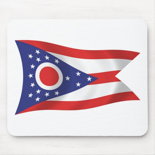 Tapis de souris du drapeau de l'Ohio (Devant)