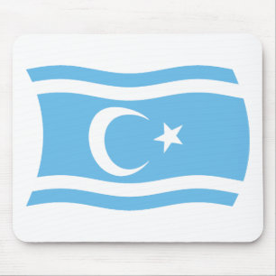 Tapis de souris du drapeau des Turkmènes irakiens