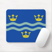 Tapis de souris du drapeau du Cambridgeshire (Avec souris)