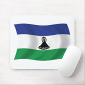 Tapis de souris du drapeau du Lesotho (Avec souris)