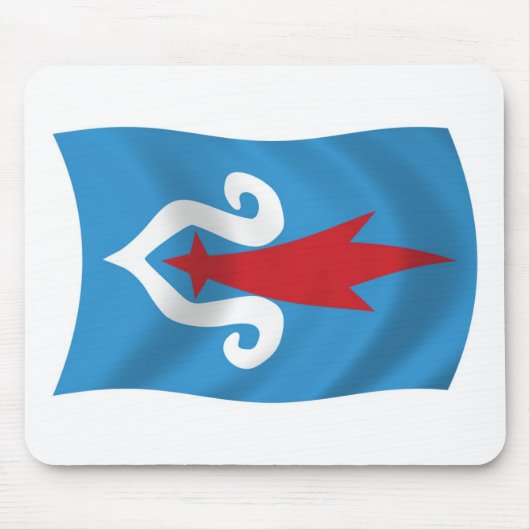 Tapis de souris du drapeau du peuple Aïnou (Devant)