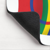 Tapis de souris du drapeau du peuple Sami (Coin)
