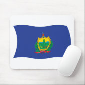 Tapis de souris du drapeau du Vermont (Avec souris)