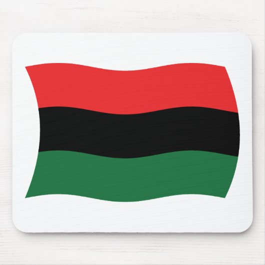 Tapis de souris du drapeau panafricain (UNIA) (Devant)