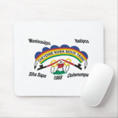 Tapis de souris du drapeau sioux de la rivière Che (Avec souris)