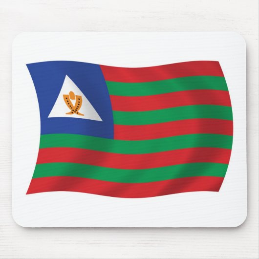 Tapis de souris du drapeau tribal Bubi (Devant)