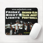 Tapis de souris du football d'Edcouch-Elsa (Avec souris)