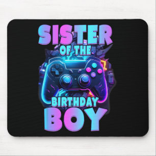 Tapis De Souris Du Jeu Vidéo Correspondant Garçon Anniversaire Ann