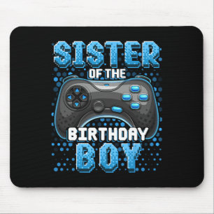 Tapis De Souris Du Jeu Vidéo Correspondant Garçon Anniversaire Ann