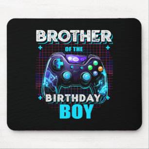 Tapis De Souris Du jeu vidéo de la famille correspondant au garçon
