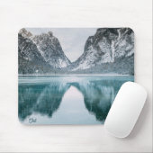 Tapis de souris du lac de montagne Chill (Avec souris)