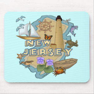 tapis de souris du New Jersey