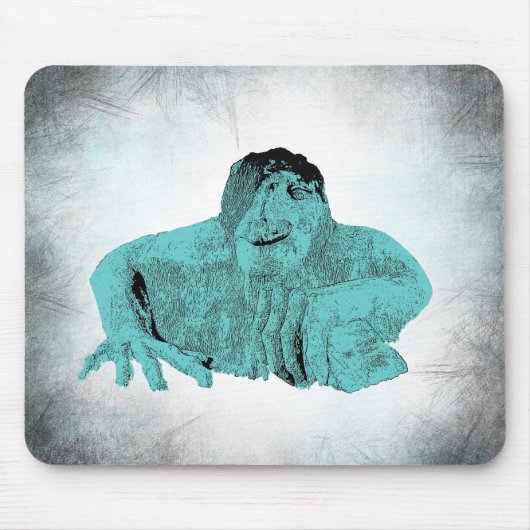 Tapis de souris du Troll de Fremont à Seattle (Devant)