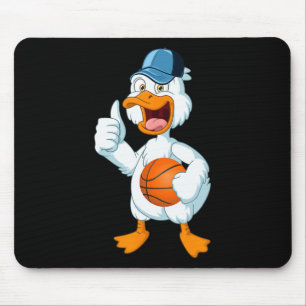 Tapis De Souris Duck Jouer Bysketbyll Costume Bysketbyll Joueur
