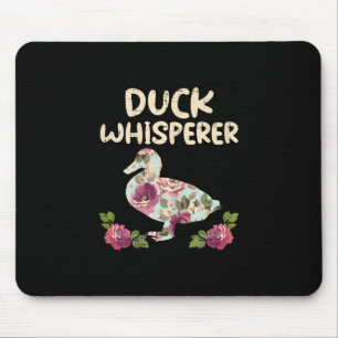Tapis De Souris Duck Whisperer Fleur Drôle Agriculture Animal de f
