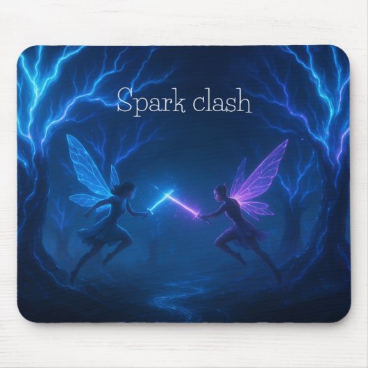 Tapis De Souris Duel de fée électrique Mousepad (Devant)