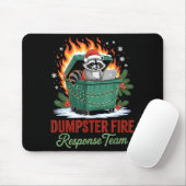 Tapis De Souris Dumpster Fire Resnse Team Leader Christmas  (Avec souris)