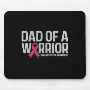 Tapis De Souris D'Une Chemise De Guerrier Papa Du Sein Cancer Du S