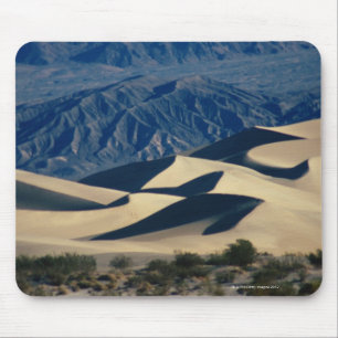 Tapis De Souris Dunes de sable avec des ombres dans Death Valley