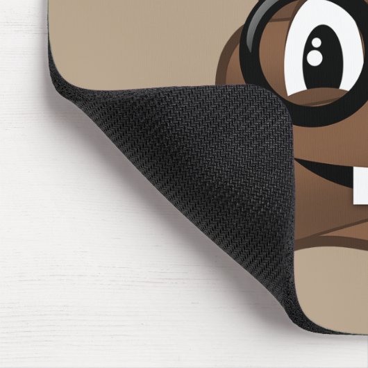 Tapis De Souris Dunette nerd Emoji en verre (Coin)