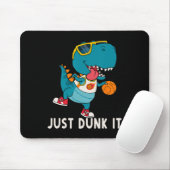 Tapis De Souris Dunk It Fun Dinosaur Championnat D de basket-ball (Avec souris)
