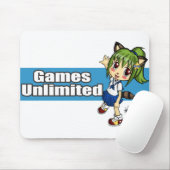 Tapis de souris d'Unlimite de jeux (Avec souris)