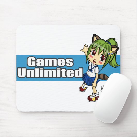 Tapis de souris d'Unlimite de jeux (Avec souris)
